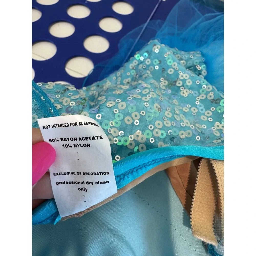 A Wish Come True Ballet Dance Tutu Costume ISC 5 6 Sequin Tulle Fairy Core 20476